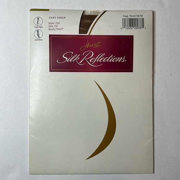 Hanes Women's Silk Reflections Thigh Highs Jet A/B Jet Size A/B yO7R
